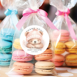 スナグルベビーシャワーありがとう ラウンドシール