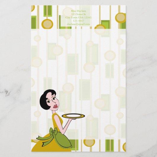 スナジーディナー 便箋 (正面)