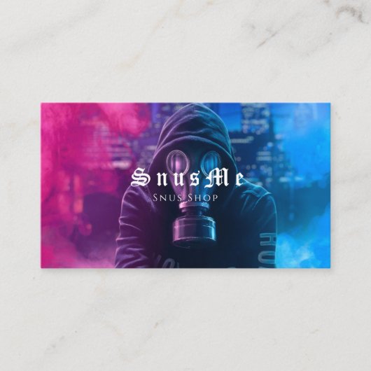 スナスショップタバコVapeスモークCBD油 名刺 (正面)