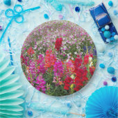 スナッカラフルドラゴンガーデンフローラ ペーパープレート (パーティー)