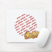 スナッキングポテト – 父と息子のフォトフレーム マウスパッド (マウス)