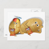 スナッキングポテト – 父と息子の痰 ポストカード (正面/裏面)