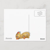 スナッキングポテト – 父と息子の痰 ポストカード (裏面)