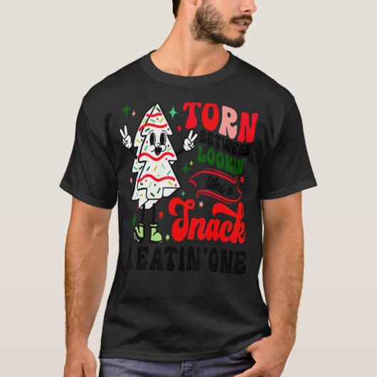 スナックとエアチンの間で引き裂かれる Tシャツ (正面)