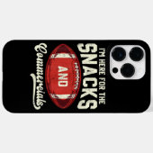 スナックとCM目当てでフットボール観戦 Case-Mate iPhoneケース (裏面 (横))