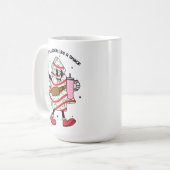 スナックのように見てここに – Boujeeクリスマス コーヒーマグカップ (正面左)