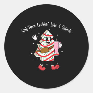 スナックのクリスマスのようなBoojeeここで見ておもしろい ラウンドシール