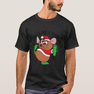 スナックのマウスクリスマおもしろいのように Tシャツ