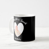 スナックの授乳のように見える3 コーヒーマグカップ (正面左)