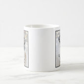 スナックみたいだ！かわいい猫のおたく眼鏡 コーヒーマグカップ (中央)