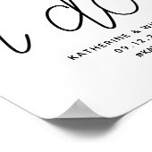 スナックもしにサインす結婚る ポスター (角)