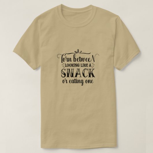 スナックやの101のように見える間に食べ物引き裂かれる Tシャツ (デザイン正面)