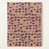 スナックを持っているか、スナックのように見える – ヴィンテージピンク プランナー手帳 (裏面)