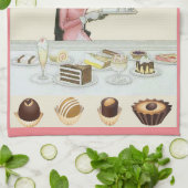 スナックを持っているか、スナックのように見える。ヴィンテージ おもしろい キッチンタオル (折り畳み)