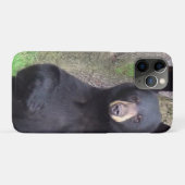 スナックを楽しむ美しい黒熊 Case-Mate iPhoneケース (裏面(横))