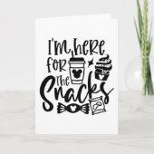 スナックを食べに来た カード (正面)