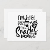 スナックを食べに来た ポストカード (正面/裏面)