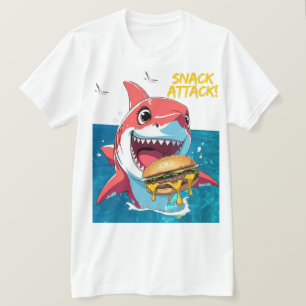 スナックアタックシャーク Tシャツ