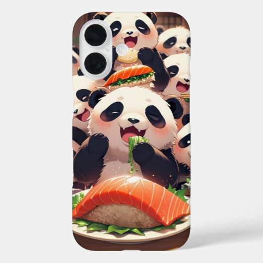 スナックアタックパンダ Case-Mate iPhoneケース (裏面)