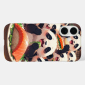 スナックアタックパンダ Case-Mate iPhoneケース (裏面 (横))