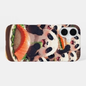スナックアタックパンダ iPhone 16ケース (裏面横)