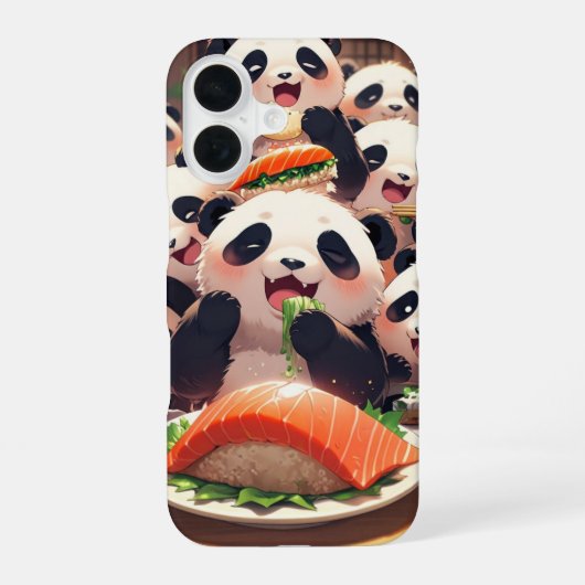 スナックアタックパンダ iPhone 16ケース (裏面)