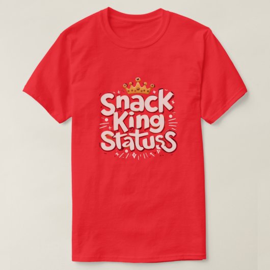 スナックキング Tシャツ (デザイン正面)