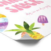 スナックシャックガール誕生日サイン ポスター (角)