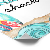 スナックシャックパーティー標識 ポスター (角)