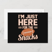 スナックスのサッカー選手のコーチの試合が来る インビテーションポストカード (正面/裏面)