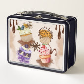 スナックスタイル:最もキュートなカスタム メタルランチボックス (正面)