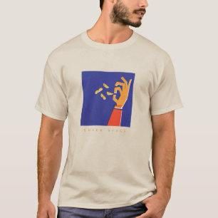スナックスタックのロゴシャツ(ハンドアンドチップバージョン) Tシャツ