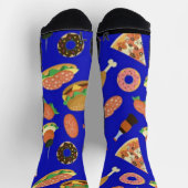 スナックタイムブルー ソックス (上部)