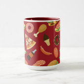 スナックタイムレッドコーヒーマグ マグカップ (中央)