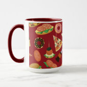 スナックタイムレッドコーヒーマグ マグカップ (左)