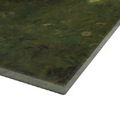 スナックタイム（草の上に横たわる甘い若い女の子） カッティングボード (角)