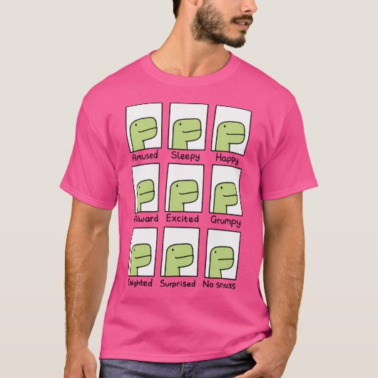 スナックティミーTレックスなし Tシャツ (正面)