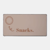 スナックデスクマッおもしろいトオフィス用宇宙 デスクマット (正面)