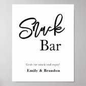 スナックバー結婚の看板ポスター ポスター (正面)