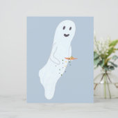 スナックフレンドリー幽霊ハロウィンスクラップブック紙 (スタンド正面)