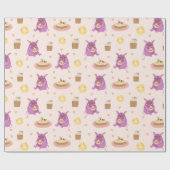 スナックモンスターズラッピング紙 ラッピングペーパー (フラット)