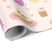 スナックモンスターズラッピング紙 ラッピングペーパー (ロールコーナー)