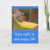 スナックリス誕生日 カード (正面)