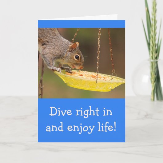 スナックリス誕生日 カード (正面)