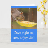 スナックリス誕生日 カード (黄色い花)