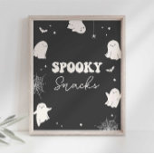 スナック不気味ハローウィンパーティ標識 ポスター