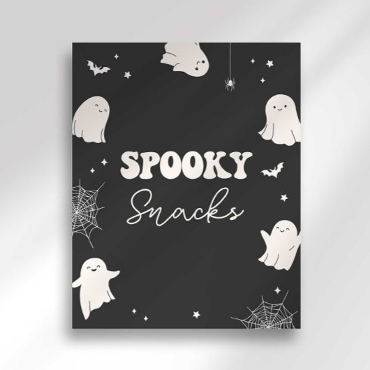スナック不気味ハローウィンパーティ標識 ポスター