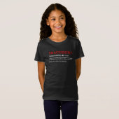 スナック事故 - カスタマイズ可能な辞書の定義 Tシャツ (正面フル)