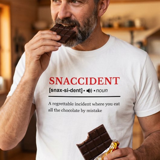 スナック事故 - カスタマイズ可能な辞書の定義 Tシャツ