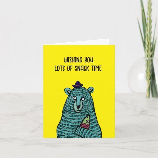 スナック時間 サンキューカード (正面)